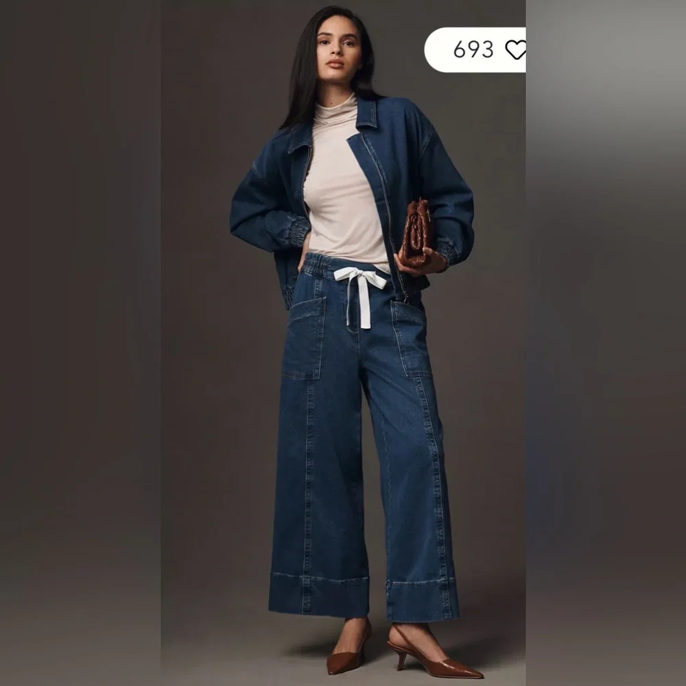 Anthropologie Maeve Tie-Waist Wide-Leg
Jeans - Small - Picture 2 of 7